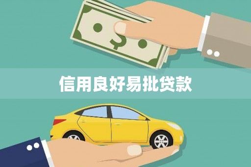 红星信用良好易批贷款