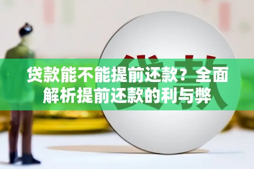 红星贷款能不能提前还款？全面解析提前还款的利与弊