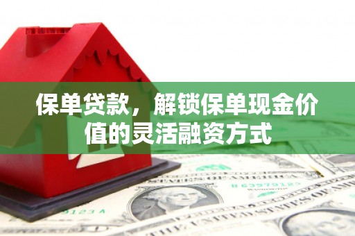 红星保单贷款，解锁保单现金价值的灵活融资方式