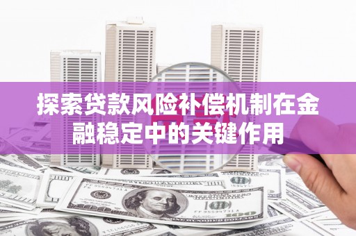 红星探索贷款风险补偿机制在金融稳定中的关键作用