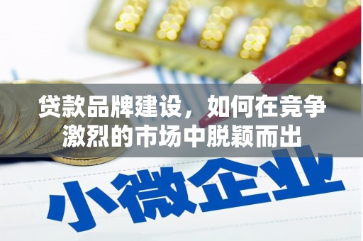 红星贷款品牌建设，如何在竞争激烈的市场中脱颖而出