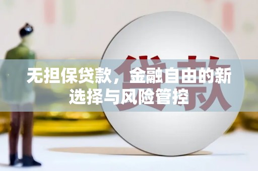 红星无担保贷款，金融自由的新选择与风险管控