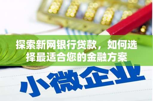 红星探索新网银行贷款，如何选择最适合您的金融方案