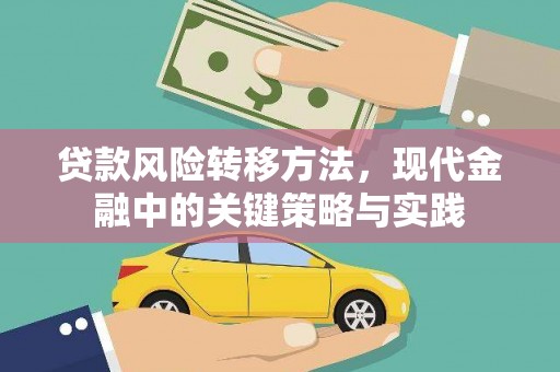红星贷款风险转移方法，现代金融中的关键策略与实践
