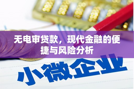 红星无电审贷款，现代金融的便捷与风险分析