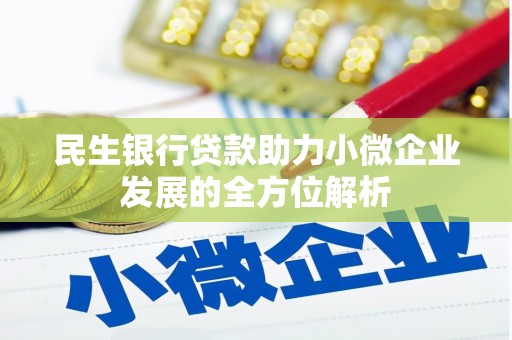 红星民生银行贷款助力小微企业发展的全方位解析