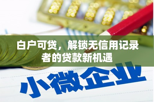 红星白户可贷，解锁无信用记录者的贷款新机遇