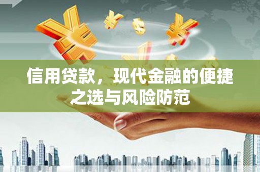 红星信用贷款，现代金融的便捷之选与风险防范