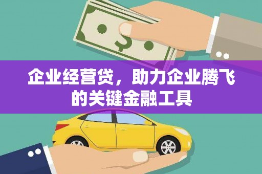红星企业经营贷，助力企业腾飞的关键金融工具
