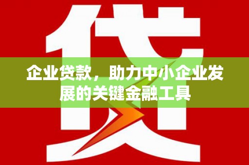 红星企业贷款，助力中小企业发展的关键金融工具