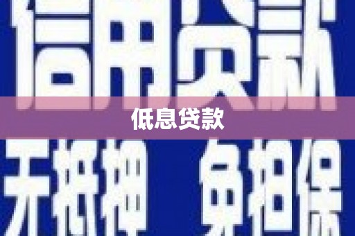 红星低息贷款