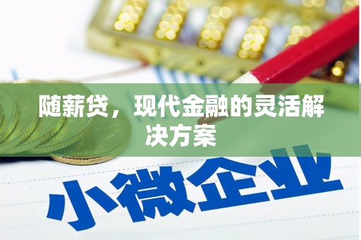 红星随薪贷，现代金融的灵活解决方案
