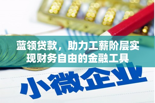 红星蓝领贷款，助力工薪阶层实现财务自由的金融工具