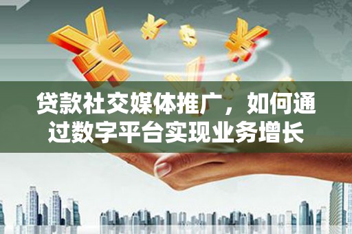 红星贷款社交媒体推广，如何通过数字平台实现业务增长
