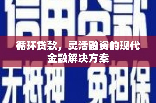 红星循环贷款，灵活融资的现代金融解决方案