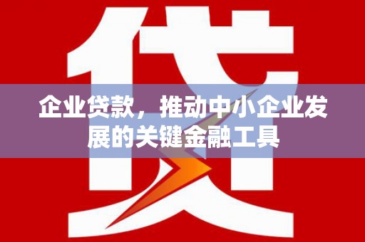 红星企业贷款，推动中小企业发展的关键金融工具