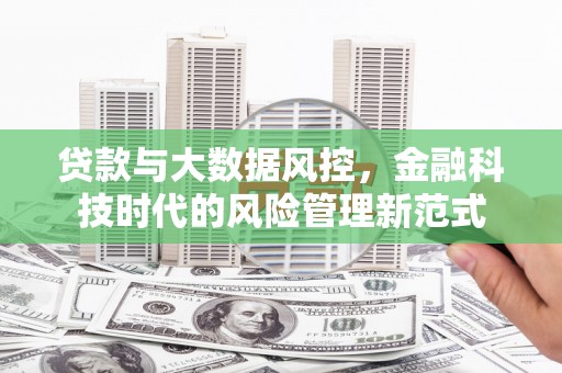红星贷款与大数据风控，金融科技时代的风险管理新范式