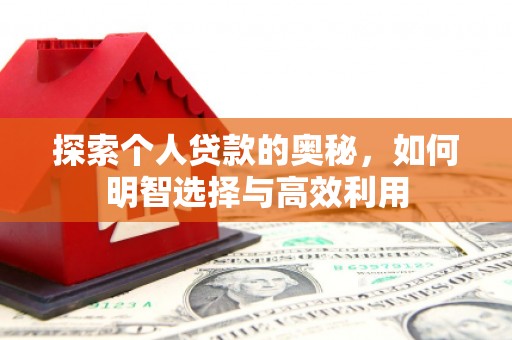 红星探索个人贷款的奥秘，如何明智选择与高效利用