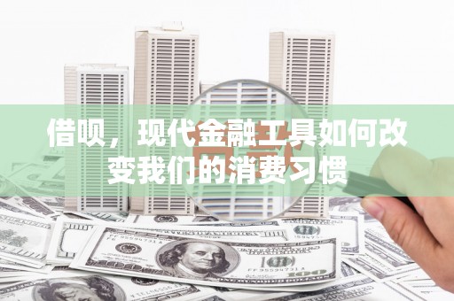 红星借呗，现代金融工具如何改变我们的消费习惯