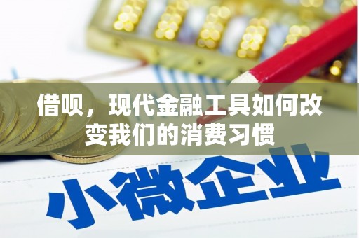 红星借呗，现代金融工具如何改变我们的消费习惯