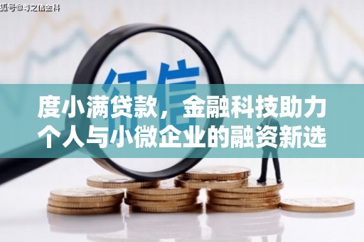 红星度小满贷款，金融科技助力个人与小微企业的融资新选择