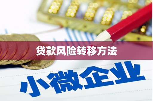 红星贷款风险转移方法