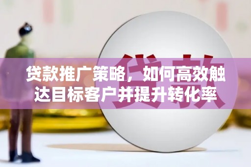 红星贷款推广策略，如何高效触达目标客户并提升转化率
