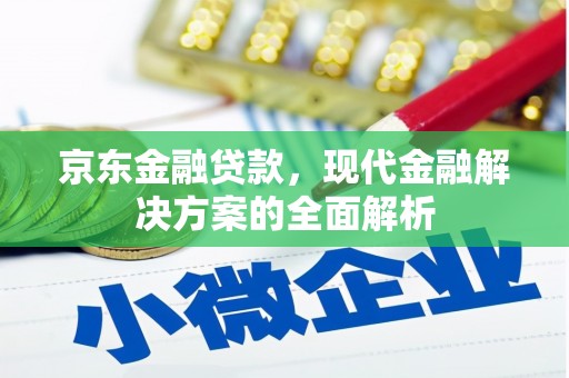 红星京东金融贷款，现代金融解决方案的全面解析