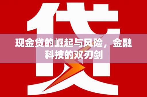 红星现金贷的崛起与风险，金融科技的双刃剑