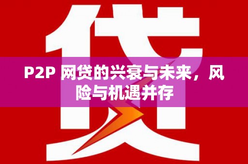 红星P2P 网贷的兴衰与未来，风险与机遇并存