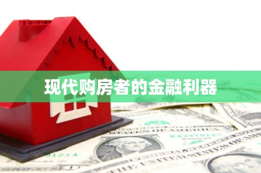 红星现代购房者的金融利器