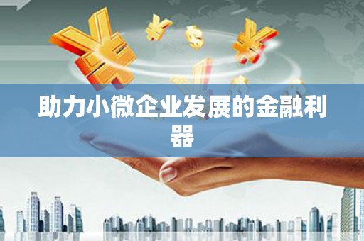 红星助力小微企业发展的金融利器