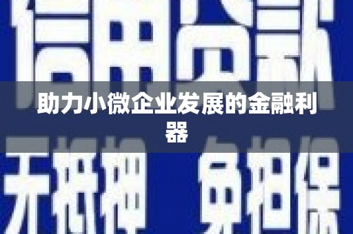 红星助力小微企业发展的金融利器