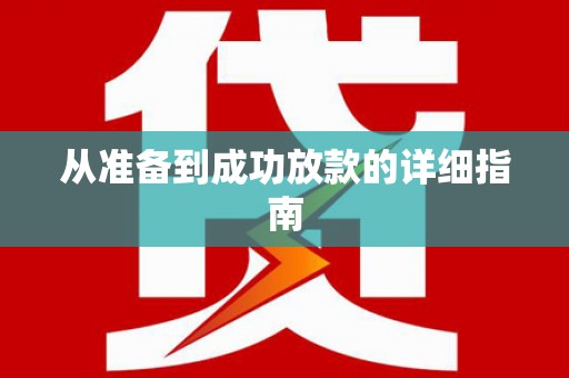 红星从准备到成功放款的详细指南