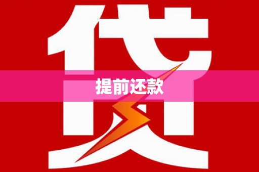 红星提前还款
