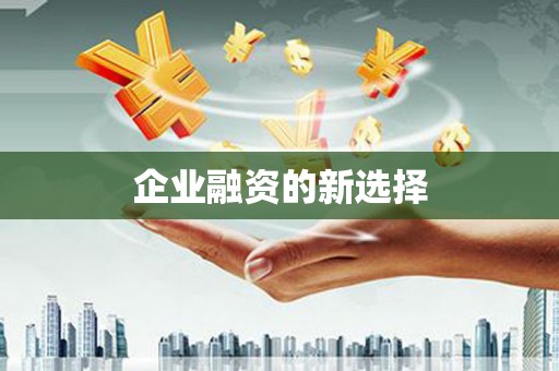 红星企业融资的新选择