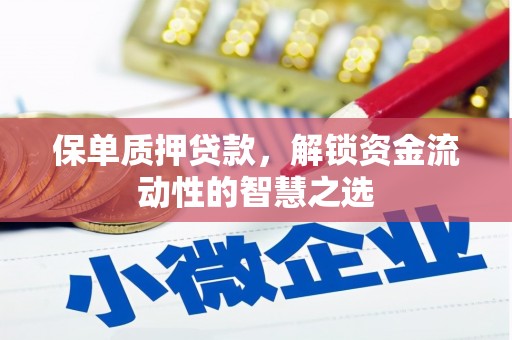 红星保单质押贷款，解锁资金流动性的智慧之选